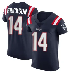 New England Patriots Men's Elite Navy Team Color Vapor Untouchable Jersey (14 Alex Erickson)