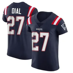 New England Patriots Men's Elite Navy Team Color Vapor Untouchable Jersey (27 Marcellas Dial Jr.)