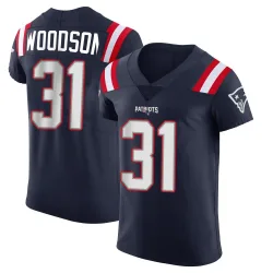 New England Patriots Men's Elite Navy Team Color Vapor Untouchable Jersey (31 Craig Woodson)