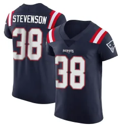 New England Patriots Men's Elite Navy Team Color Vapor Untouchable Jersey (38 Rhamondre Stevenson)