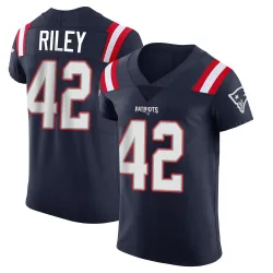 New England Patriots Men's Elite Navy Team Color Vapor Untouchable Jersey (42 Cam Riley)