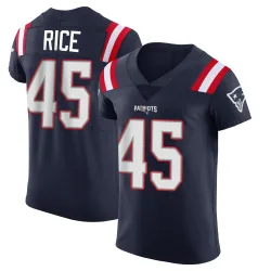 New England Patriots Men's Elite Navy Team Color Vapor Untouchable Jersey (45 Monty Rice)