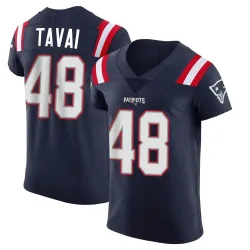 New England Patriots Men's Elite Navy Team Color Vapor Untouchable Jersey (48 Jahlani Tavai)