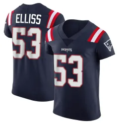 New England Patriots Men's Elite Navy Team Color Vapor Untouchable Jersey (53 Christian Elliss)