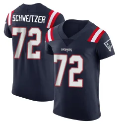 New England Patriots Men's Elite Navy Team Color Vapor Untouchable Jersey (72 Wes Schweitzer)