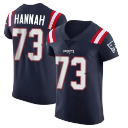 New England Patriots Men's Elite Navy Team Color Vapor Untouchable Jersey (73 John Hannah)