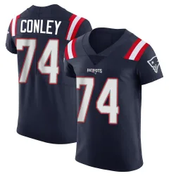 New England Patriots Men's Elite Navy Team Color Vapor Untouchable Jersey (74 Jack Conley)