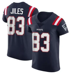 New England Patriots Men's Elite Navy Team Color Vapor Untouchable Jersey (83 John Jiles)