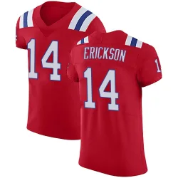 New England Patriots Men's Elite Red Vapor Untouchable Alternate Jersey (14 Alex Erickson)