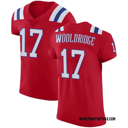 New England Patriots Men's Elite Red Vapor Untouchable Alternate Jersey (17 Ben Wooldridge)