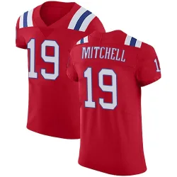 New England Patriots Men's Elite Red Vapor Untouchable Alternate Jersey (19 Malcolm Mitchell)