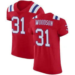 New England Patriots Men's Elite Red Vapor Untouchable Alternate Jersey (31 Craig Woodson)