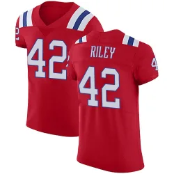 New England Patriots Men's Elite Red Vapor Untouchable Alternate Jersey (42 Cam Riley)