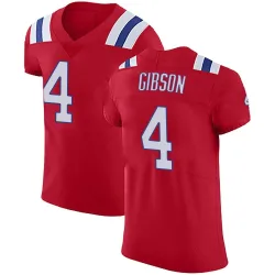 New England Patriots Men's Elite Red Vapor Untouchable Alternate Jersey (4 Antonio Gibson)