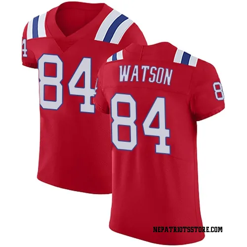 New England Patriots Men's Elite Red Vapor Untouchable Alternate Jersey (84 Benjamin Watson)