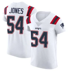 New England Patriots Men's Elite White Vapor Untouchable Jersey (54 Truman Jones)