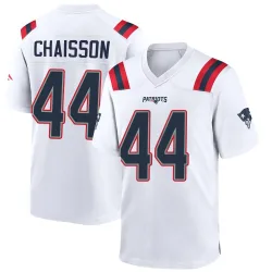 New England Patriots Men's Game White Jersey (44 K'Lavon Chaisson)