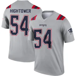 New England Patriots Men's Legend Gray Inverted Jersey (54 Dont'a Hightower)