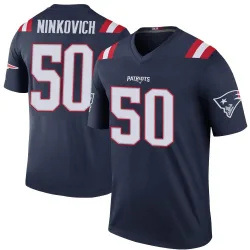 New England Patriots Men's Legend Navy Color Rush Jersey (50 Rob Ninkovich)