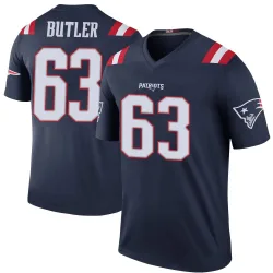 New England Patriots Men's Legend Navy Color Rush Jersey (63 Mehki Butler)