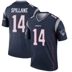 New England Patriots Men's Legend Navy Jersey (14 Robert Spillane)