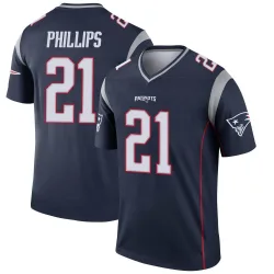 New England Patriots Men's Legend Navy Jersey (21 Adrian Phillips)