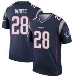 New England Patriots Men's Legend Navy Jersey (28 James White)
