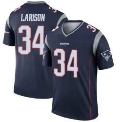 New England Patriots Men's Legend Navy Jersey (34 Lan Larison)