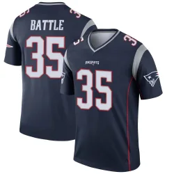 New England Patriots Men's Legend Navy Jersey (35 Miles Battle)