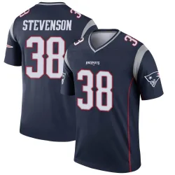 New England Patriots Men's Legend Navy Jersey (38 Rhamondre Stevenson)