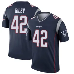 New England Patriots Men's Legend Navy Jersey (42 Cam Riley)