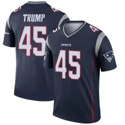 New England Patriots Men's Legend Navy Jersey (45 Donald Trump)