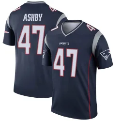 New England Patriots Men's Legend Navy Jersey (47 Julian Ashby)