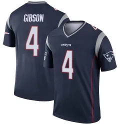 New England Patriots Men's Legend Navy Jersey (4 Antonio Gibson)