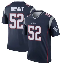 New England Patriots Men's Legend Navy Jersey (52 Marcus Bryant)