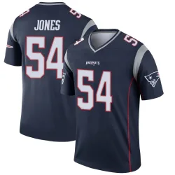 New England Patriots Men's Legend Navy Jersey (54 Truman Jones)