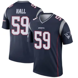 New England Patriots Men's Legend Navy Jersey (59 Terez Hall)