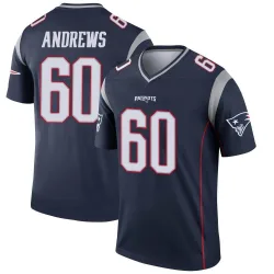 New England Patriots Men's Legend Navy Jersey (60 David Andrews)