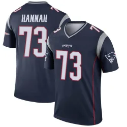 New England Patriots Men's Legend Navy Jersey (73 John Hannah)