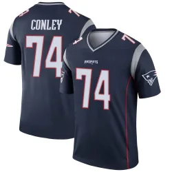 New England Patriots Men's Legend Navy Jersey (74 Jack Conley)