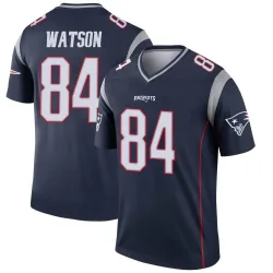 New England Patriots Men's Legend Navy Jersey (84 Benjamin Watson)