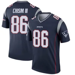 New England Patriots Men's Legend Navy Jersey (86 Efton Chism III)