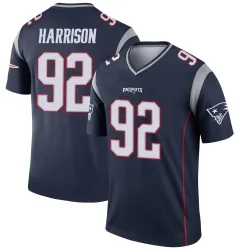 New England Patriots Men's Legend Navy Jersey (92 James Harrison)
