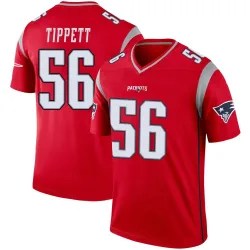 New England Patriots Men's Legend Red Inverted Jersey (56 Andre Tippett)