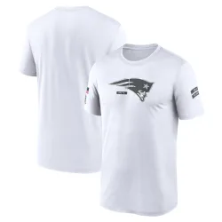 New England Patriots Men's Legend White 2024 Salute To Service Performance T-Shirt