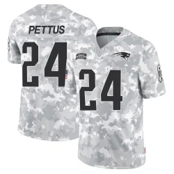New England Patriots Men's Limited Arctic Camo 2024 Salute to Service Jersey (24 Dell Pettus)
