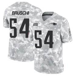 New England Patriots Men's Limited Arctic Camo 2024 Salute to Service Jersey (54 Tedy Bruschi)