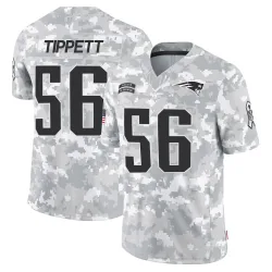 New England Patriots Men's Limited Arctic Camo 2024 Salute to Service Jersey (56 Andre Tippett)