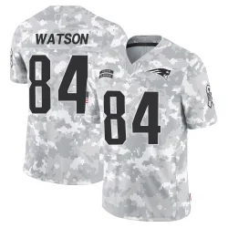 New England Patriots Men's Limited Arctic Camo 2024 Salute to Service Jersey (84 Benjamin Watson)