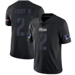 New England Patriots Men's Limited Black Impact Jersey (2 Harold Landry III)